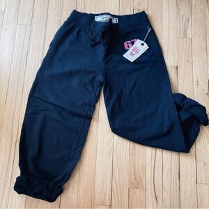 NWT Vintage Poof Apparel West Coast Rebel label joggers; French Terry, Size M